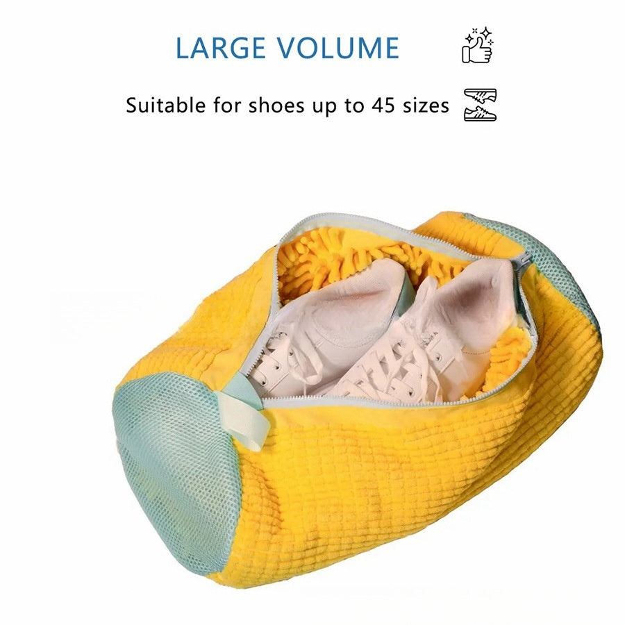 DeepClean Shoe Laundry Bag – 1000+ Soft Bristles for Safe Machine Washing