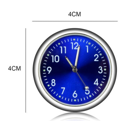 Prestige Quartz Dash Clock with Luxury Alloy Finish