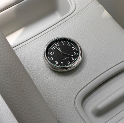 Prestige Quartz Dash Clock with Luxury Alloy Finish