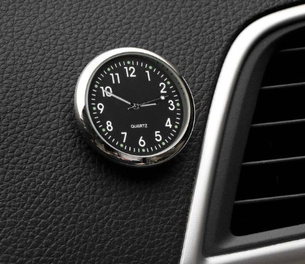 Prestige Quartz Dash Clock with Luxury Alloy Finish