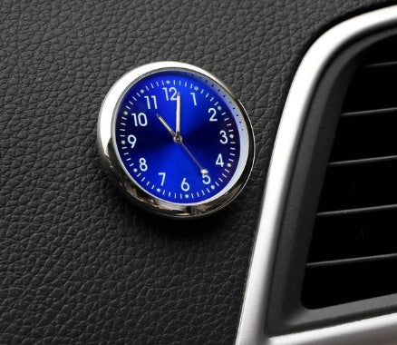 Prestige Quartz Dash Clock with Luxury Alloy Finish