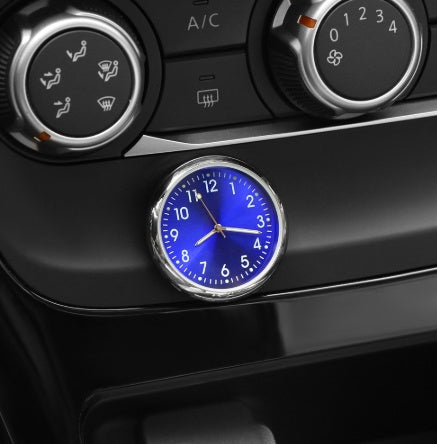 Prestige Quartz Dash Clock with Luxury Alloy Finish