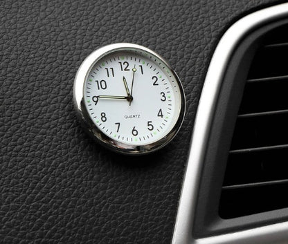 Prestige Quartz Dash Clock with Luxury Alloy Finish