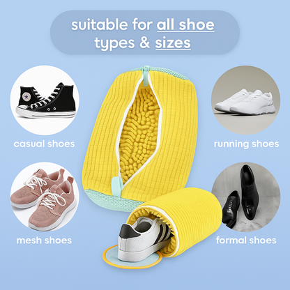 DeepClean Shoe Laundry Bag – 1000+ Soft Bristles for Safe Machine Washing