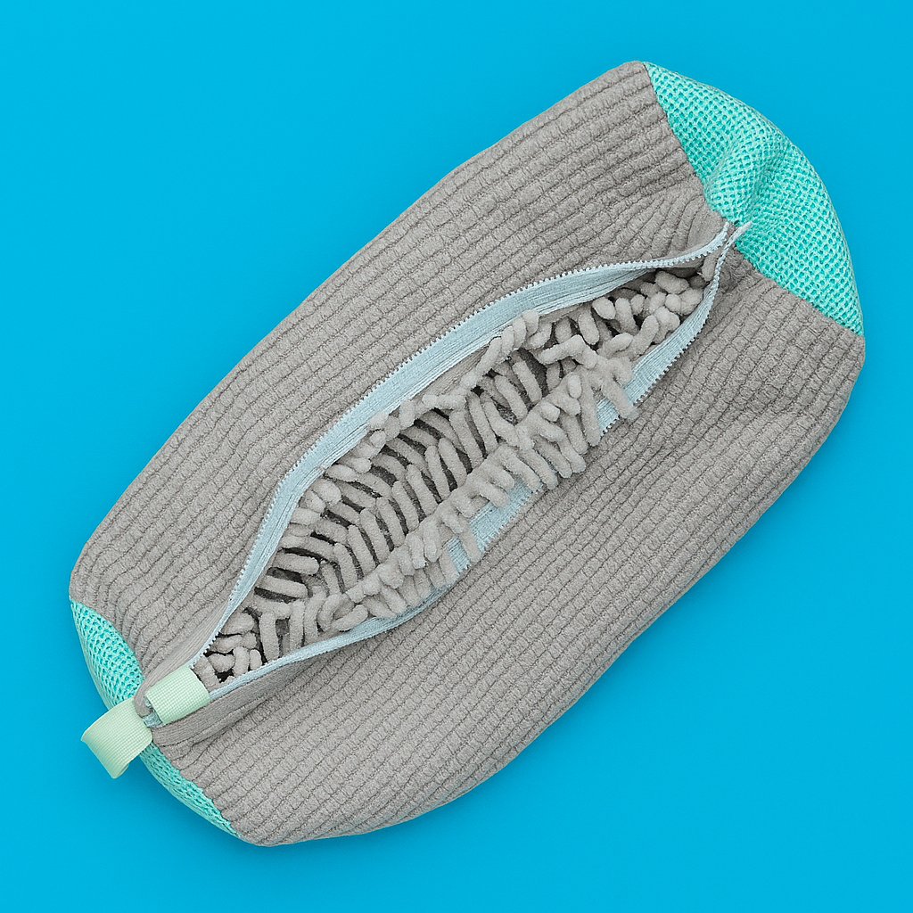 DeepClean Shoe Laundry Bag – 1000+ Soft Bristles for Safe Machine Washing