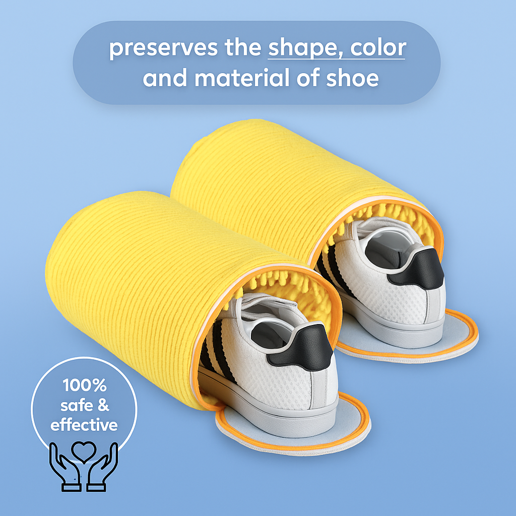 DeepClean Shoe Laundry Bag – 1000+ Soft Bristles for Safe Machine Washing