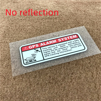 GPS &amp; Alarm Security Sticker – Vehicle Protected